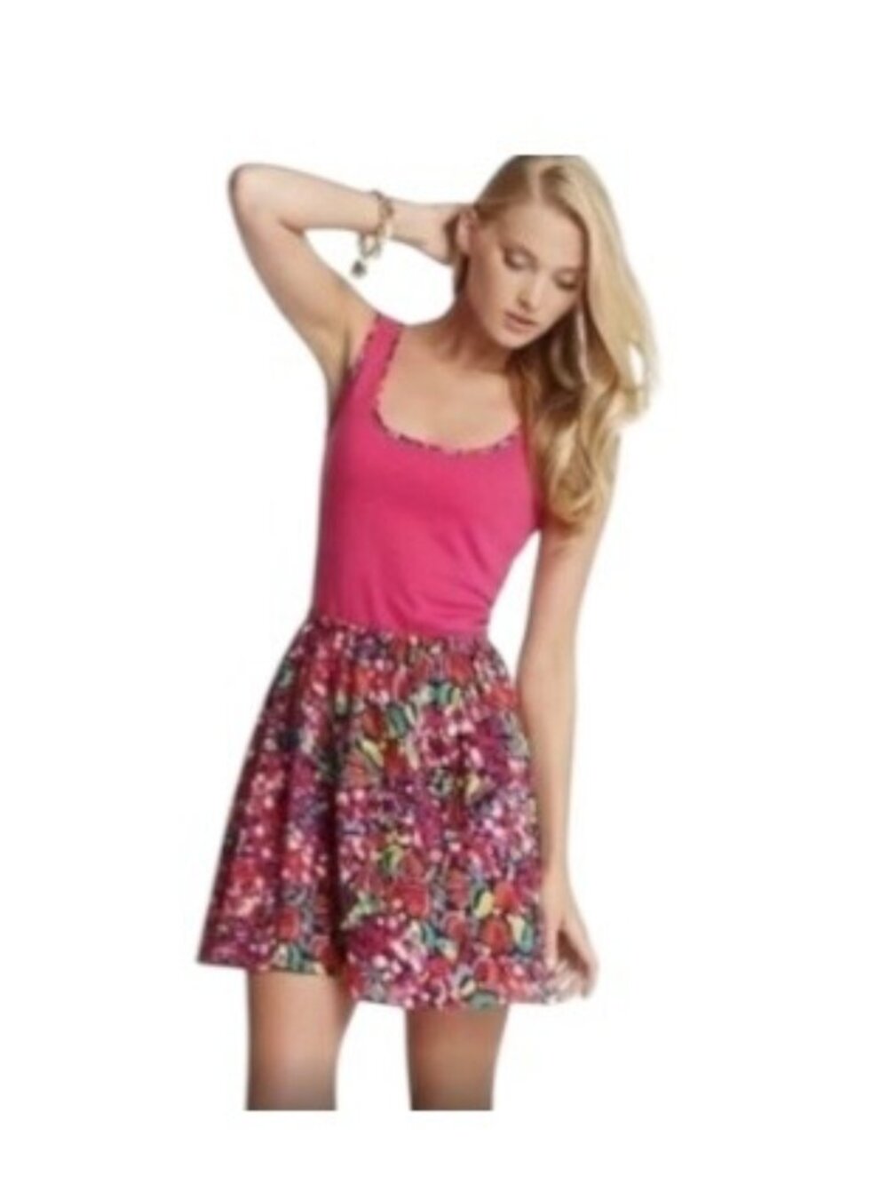 Lilly Pulitzer Megyn Dress Pink Size S Floral Spring Southern Preppy Vacation